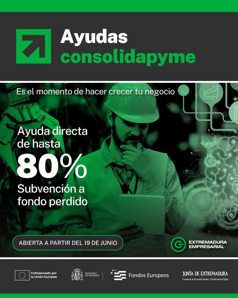 Imagen Nueva convocatoria del programa de Ayudas Consolidapyme