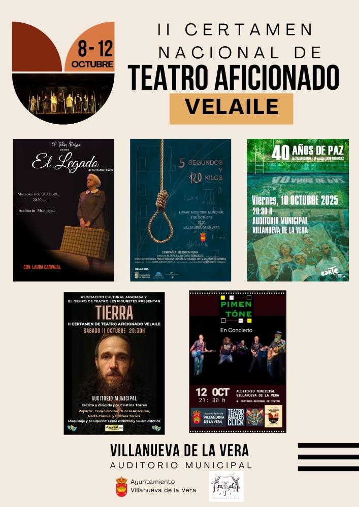 Imagen II CERTAMEN NACIONAL DE TEATRO AFICIONADO VELAILE